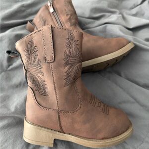 Brown Cowboy Boots Toddler Size 8